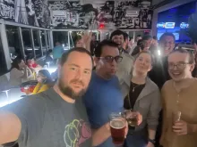 After party group shot