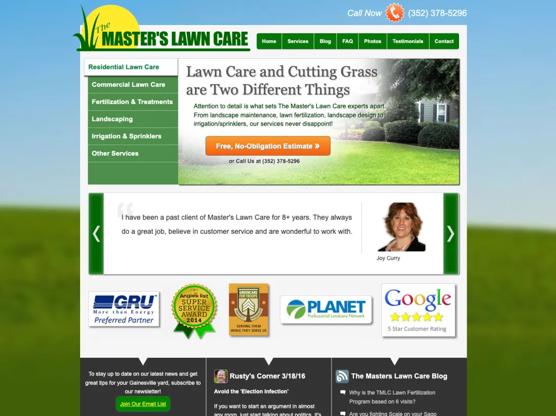 Lawn discount mowing websites